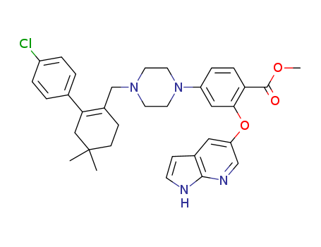 methyl 2-((1H-pyrrolo[2,3-b]pyridin-5-yl)oxy)-4-(4-((4'-chloro-5,5-dimethyl-3,4,5,6-tetrahydro-[1,1'-biphenyl]-2-yl)methyl)piperazin-1-yl)benzoate