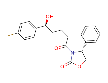 (R)-3-((S)-5-(4-fluorophenyl)-5-hydroxypentanoyl)-4-phenyloxazolidin-2-one