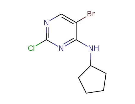 5-bromo-2-chloro-N-cyclopentylpyrimidin-4-amine