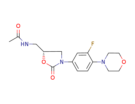 (R)-N-((3-(3-fluoro-4-morpholinophenyl)-2-oxooxazolidin-5-yl)methyl)acetamide