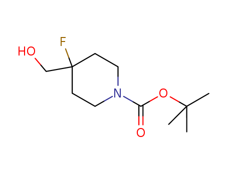 tert-butyl 4-fluoro-4-(hydroxymethyl)piperidine-1-carboxylate