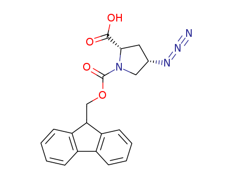 (2S,4S)-1-fmoc-4-azidopyrrolidine-2-carboxylic acid