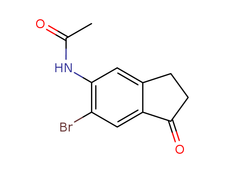 N-(6-BROMO-2,3-DIHYDRO-1-OXO-1H-INDEN-5-YL)ACETAMIDE