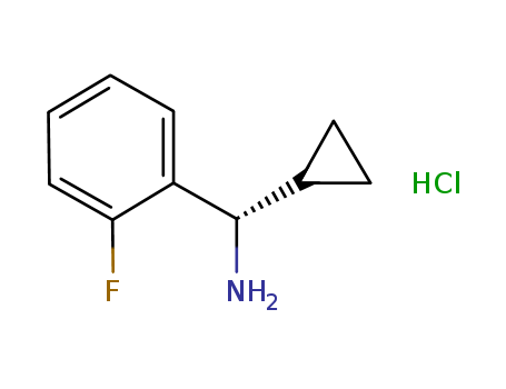 (S)-cyclopropyl(2-fluorophenyl)methanamine-HCl