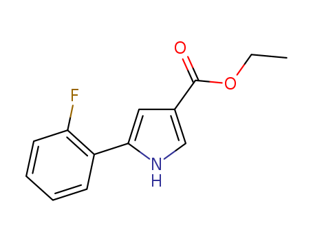 ethyl 5-(2-fluorophenyl)-1H-pyrrole-3-carboxylate