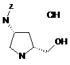 (2R,4R)-2-hydroxymethyl-4-CBZ-amino Pyrrolidine-HCl