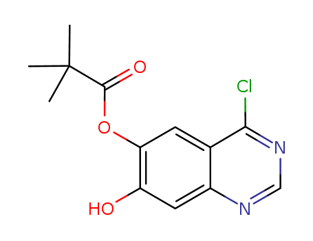 4-chloro-7-hydroxyquinazolin-6-yl pivalate