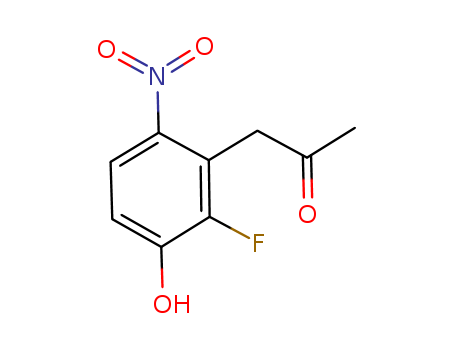 1-(2-fluoro-3-hydroxy-6-nitrophenyl)propan-2-one