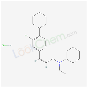 3-(3-Chloro-4-cyclohexylphenyl)-N-cyclohexyl-N-ethyl-2(Z)-propenylamine