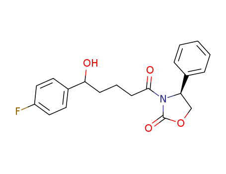 (S)-3-((R)-5-(4-fluorophenyl)-5-hydroxypentanoyl)-4-phenyloxazolidin-2-one