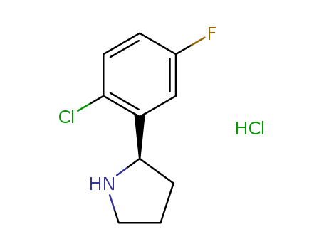 (R)-2-(2-chloro-5-fluorophenyl)pyrrolidine hydrochloride