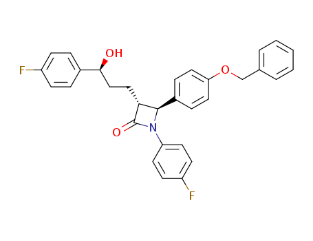 (3R,4S)-4-(4-(benzyloxy)phenyl)-1-(4-fluorophenyl)-3-((S)-3-(4-fluorophenyl)-3-hydroxypropyl)azetidin-2-one