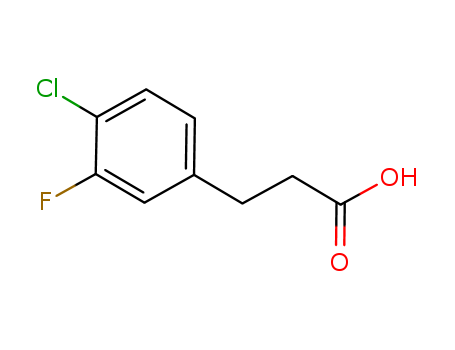 3-(4-CHLORO-3-FLUOROPHENYL)PROPIONIC ACID