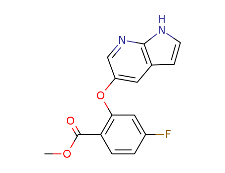 methyl 2-((1H-pyrrolo[2,3-b]pyridin-5-yl)oxy)-4-fluorobenzoate