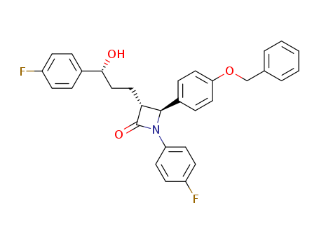 (3R,4S)-4-(4-(benzyloxy)phenyl)-1-(4-fluorophenyl)-3-((R)-3-(4-fluorophenyl)-3-hydroxypropyl)azetidin-2-one