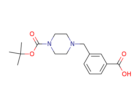 1-(3-carboxyphenylmethyl)-4-Boc piperazine