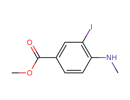 methyl 3-iodo-4-(methylamino)benzoate