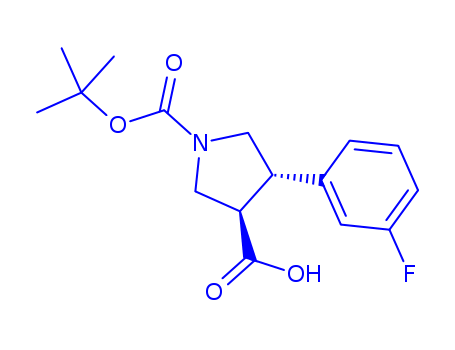 Trans-1-Boc-4-(3-fluorophenyl)pyrrolidine-3-carboxylic acid