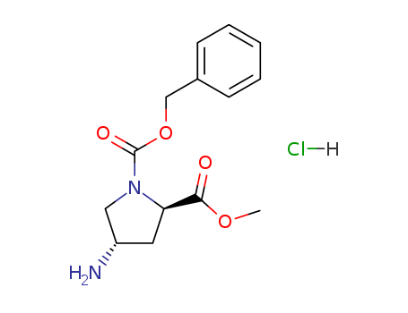 (2R,4S)-4-AMINO-1-CBZ-PYRROLIDINE-2-CARBOXYLIC ACID METHYL ESTER-HCl