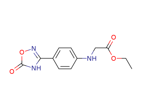 ethyl 2-(4-(5-oxo-4,5-dihydro-1,2,4-oxadiazol-3-yl)phenylamino)acetate