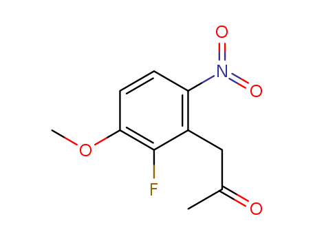 1-(2-fluoro-3-methoxy-6-nitrophenyl)propan-2-one