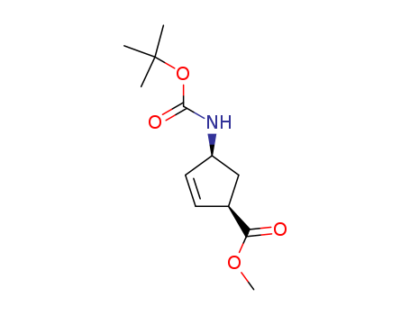 (1R,4S)-methyl 4-(tert-butoxycarbonylamino)cyclopent-2-enecarboxylate