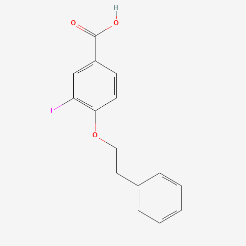 3-iodo-4-phenethoxybenzoic acid