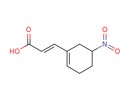 (E)-3-(5-nitrocyclohex-1-en-1-yl)acrylic acid