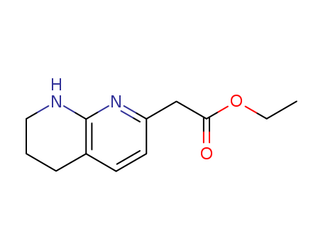 ethyl 2-(5,6,7,8-tetrahydro-1,8-naphthyridin-2-yl)acetate