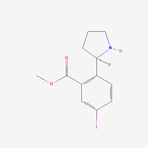 (R)-methyl 5-iodo-2-(pyrrolidin-2-yl)benzoate