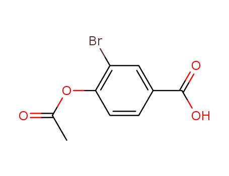 4-acetoxy-3-bromobenzoic acid