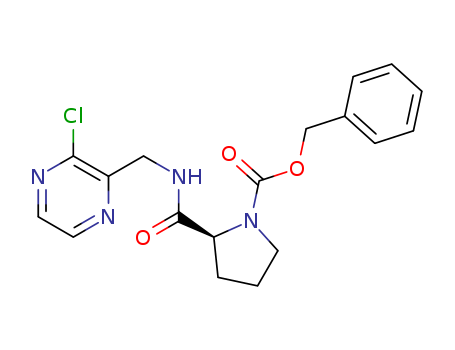 (S)-benzyl 2-((3-chloropyrazin-2-yl)methylcarbamoyl)pyrrolidine-1-carboxylate