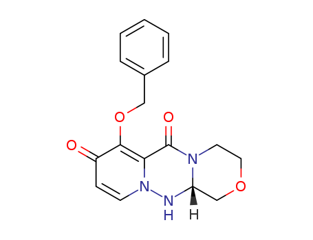 7-(benzyloxy)-3,4,12,12a-tetrahydro-1H-[1,4]oxazino[3,4-c]pyrido[2,1-f][1,2,4]triazine-6,8-dione