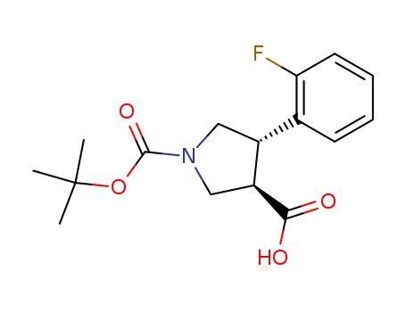 Trans-1-Boc-4-(2-fluorophenyl)pyrrolidine-3-carboxylic acid