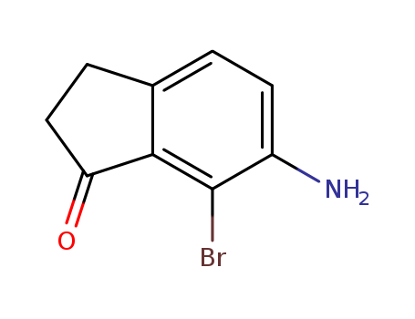 6-amino-7-bromo-2,3-dihydro-1H-inden-1-one