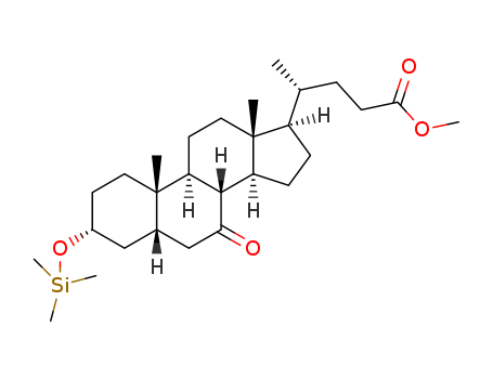 (R)-methyl 4-((3R,5S,8S,9R,10S,13R,14S,17R)-10,13-dimethyl-7-oxo-3-(trimethylsilyloxy)hexadecahydro-1H-cyclopenta[a]phenanthren-17-yl)pentanoate