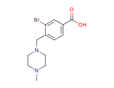 3-bromo-4-((4-methylpiperazin-1-yl)methyl)benzoic acid