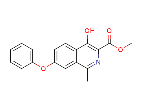 methyl 4-hydroxy-1-methyl-7-phenoxyisoquinoline-3-carboxylate