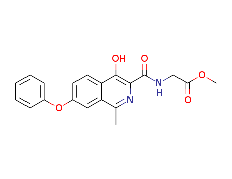 methyl (4-hydroxy-1-methyl-7-phenoxyisoquinoline-3-carbonyl)glycinate