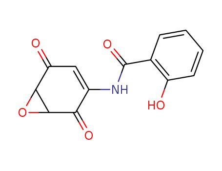 N-(2,5-dioxo-7-oxabicyclo[4.1.0]hept-3-en-3-yl)-2-hydroxybenzamide