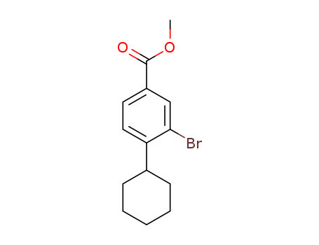 methyl 3-bromo-4-cyclohexylbenzoate