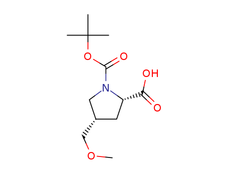 (2S,4S)-1-(tert-butoxycarbonyl)-4-(methoxymethyl)pyrrolidine-2-carboxylic acid