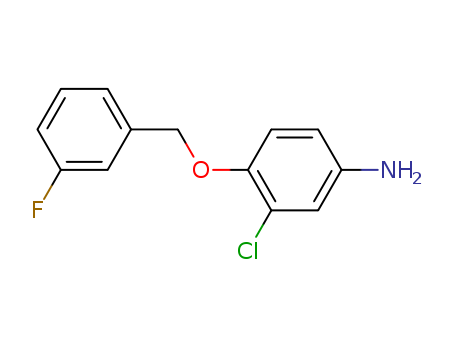 3-chloro-4-(3-fluorobenzyloxy)aniline