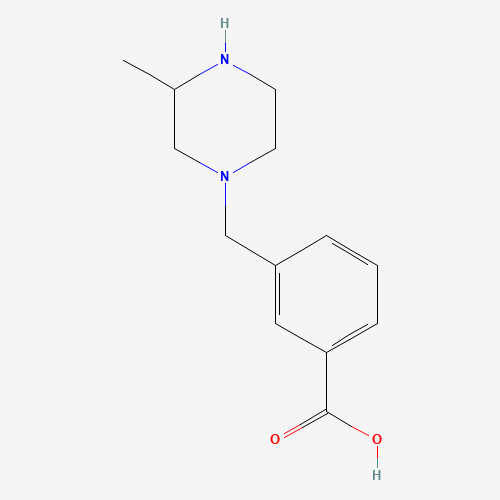 1-(3-carboxyphenyl methyl)-3-methyl piperazine